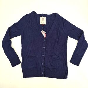 So Perfect Deep Blue Women's Cardigan Size M